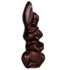Small Solid Chocalate Rabbit