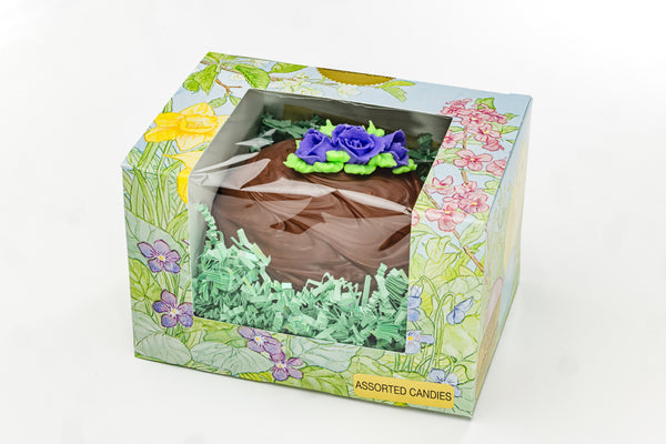 Decorated Egg - Milk Chocolate - Minonk Chocolate Company
