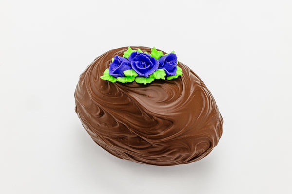 Decorated Egg - Milk Chocolate - Minonk Chocolate Company